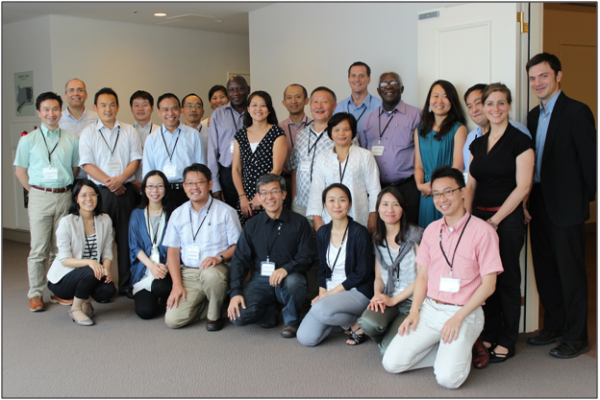 Participants in the IPSI Case Study Experts Workshop, Pacifico Yokohama, July 2014