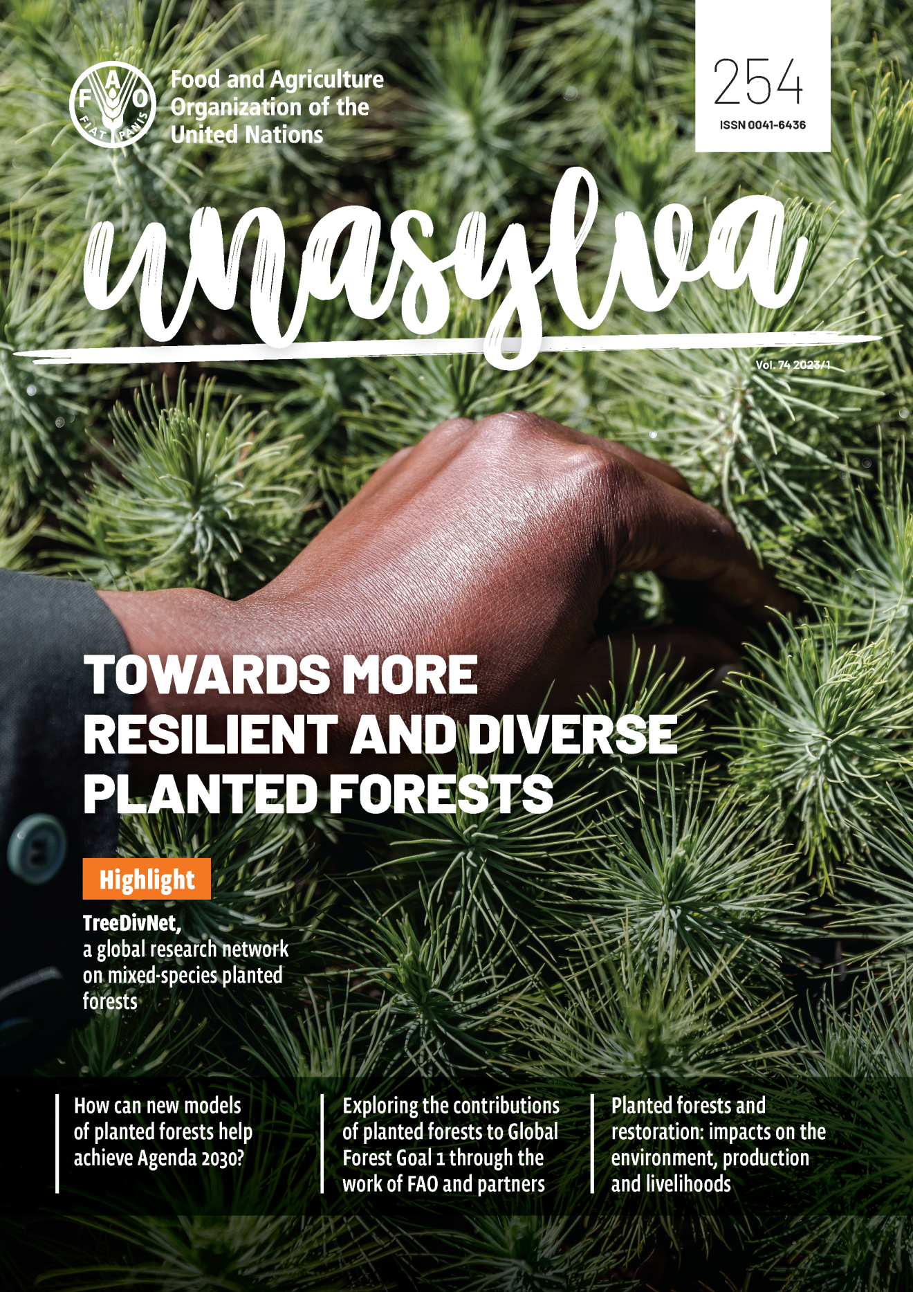 Cover Unasylva 254 towards more resilient and diverse planted forests